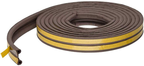 Weather Sealing Strip for Home Doors and Windows, D-Shaped